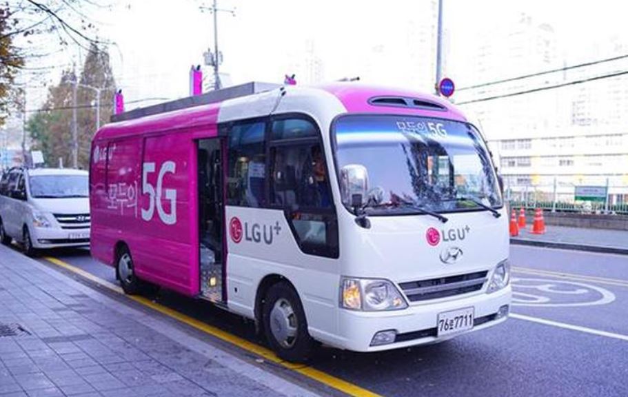 5G par bus et drone