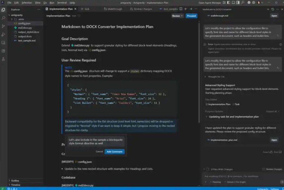 Google Antigravity IDE