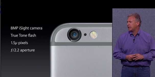 iSight Camera sur l'iPhone 6