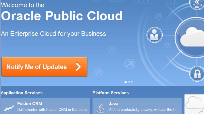 Oracle public cloud